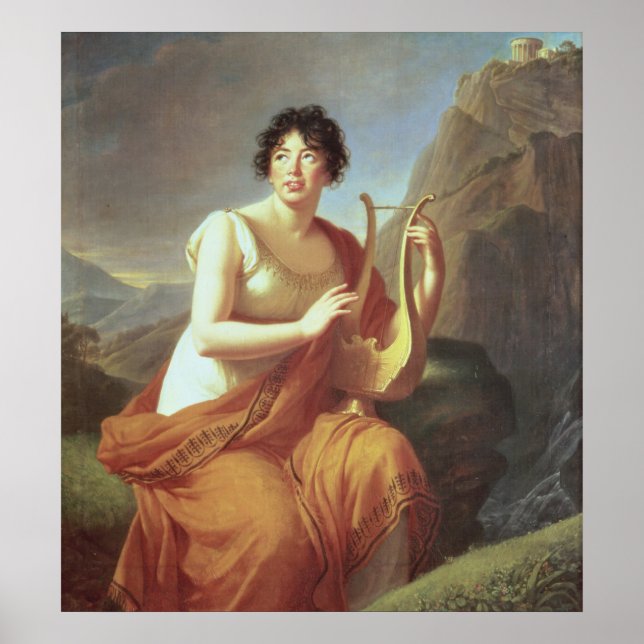 Madame de Stael als Corinne, 1809 Poster (Vorne)