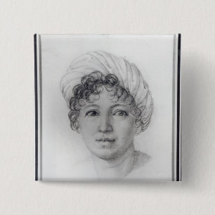 Madame de Stael Button