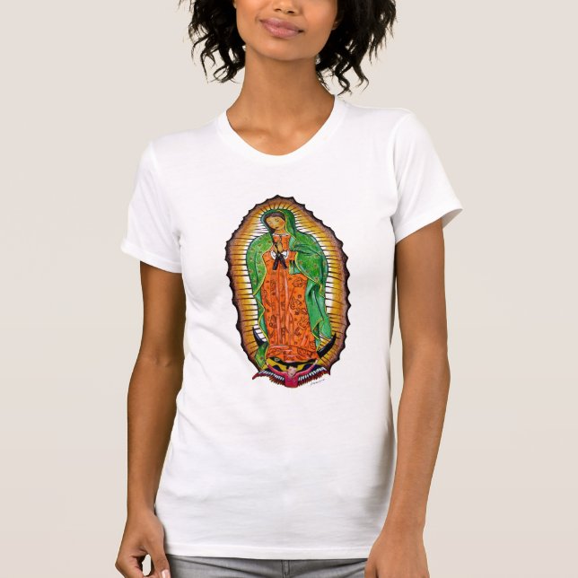 Madame de T-shirt de Guadelupe (Devant)