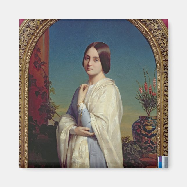 Madame Edouard Dubufe 1842 Magnet (Vorne)