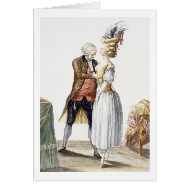 Madame élégante à un montage avec son tailleur, (Devant)