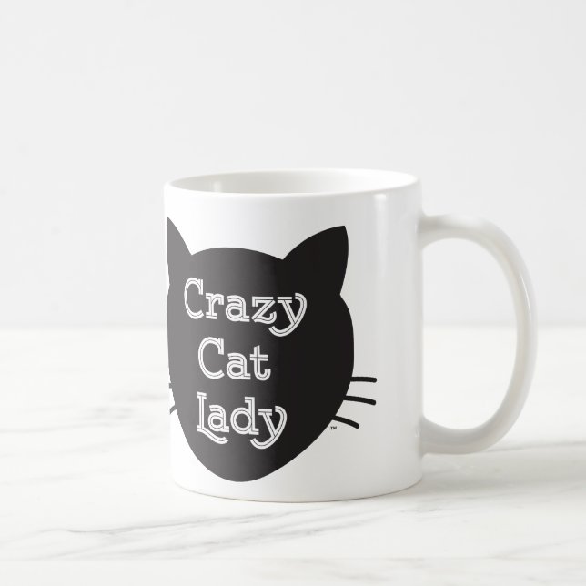 Madame folle Mug de chat (Droite)