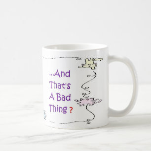 Madame folle Mug Rightie Bigger de chat