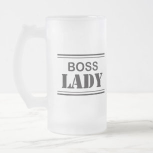 Madame Frosted Mug de patron
