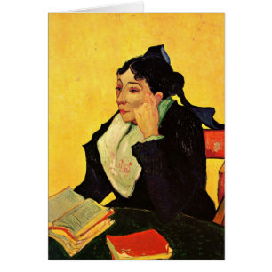 Madame Ginoux mit Büchern von Vincent van Gogh