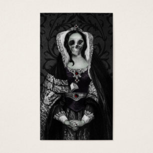 Madame gothique de crâne