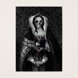 Madame gothique de crâne