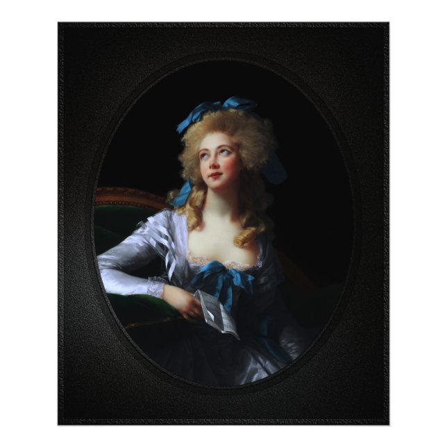 Madame Grand von Elisabeth Louise Vigee Le Brun Fotodruck (Vorne)
