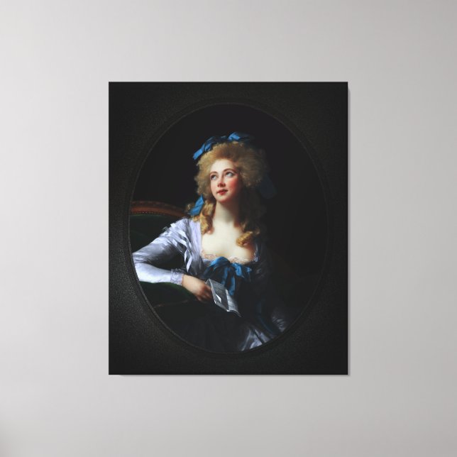 Madame Grand von Elisabeth Louise Vigee Le Brun Leinwanddruck (Vorderseite)
