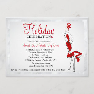 Madame In Red Invitation