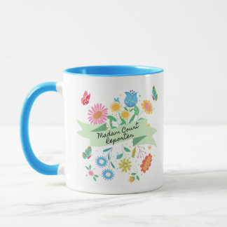 Madame la Journaliste de la Cour Spring Floral Mug