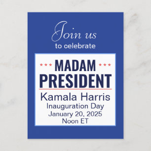 Madame la Présidente Kamala Harris Invitation de l
