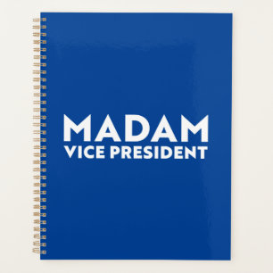 "Madame la Vice-présidente" kamala Harris Blue wh