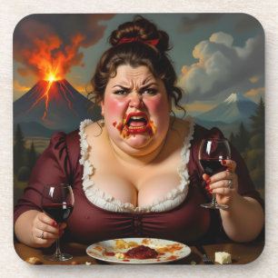 „Madame Lava-Cake“ - Sie explodiert im Nu Getränkeuntersetzer