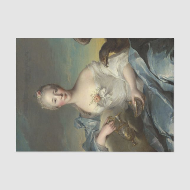 Madame le Fevre de Caumartin von Nattier Seidenpapier (Vorderseite)