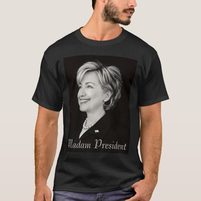 Madame le Président T-shirt de Hillary (Devant)