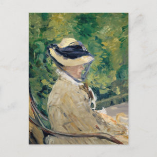 Madame Manet   Édouard Manet Postkarte