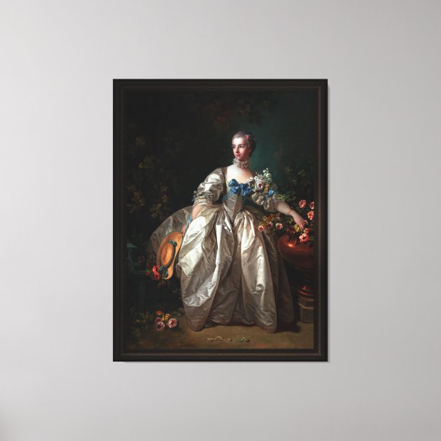Madame Marguerite Bergeret Leinwanddruck (Vorderseite)