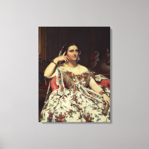 Madame Moitessier, 1856 Leinwanddruck