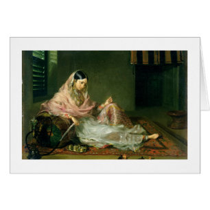 Madame musulmane Reclining, 1789 (huile sur la