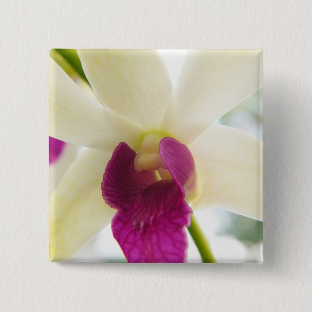 Madame Orchid Button (Vorderseite)