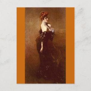 Madame Pages - Boldini Postkarte