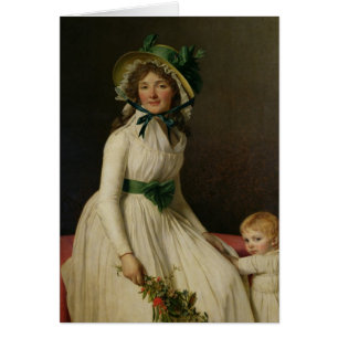Madame Pierre Seriziat mit ihrem Sohn, Emile