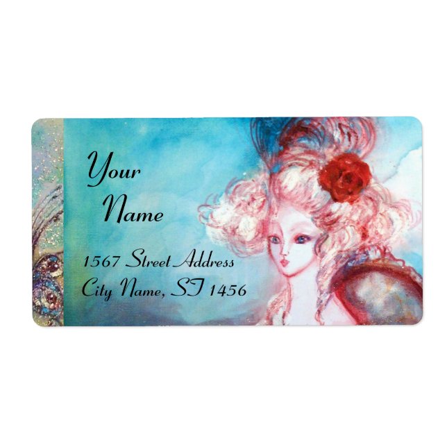 MADAME POMPADOUR, hellrosa blau (Vorne)
