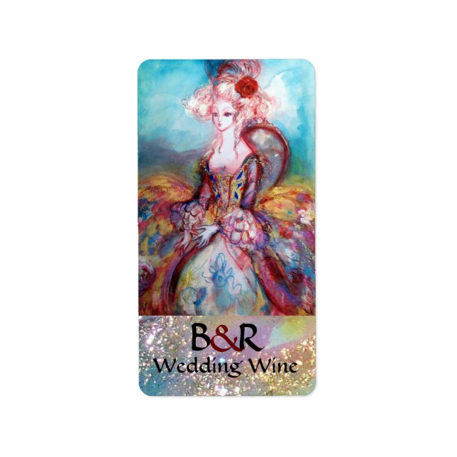 MADAME POMPADOUR MONOGRAM Wedding Wine (Vorne)