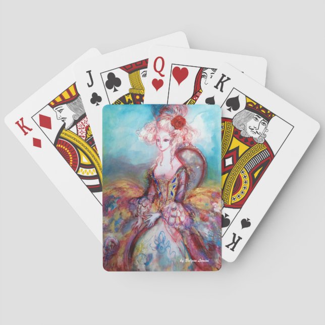 MADAME POMPADOUR SPIELKARTEN (Rückseite)