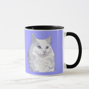 Madame princesse White Cat Mug