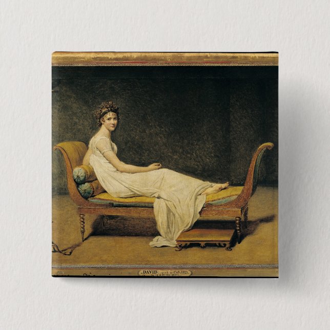 Madame Recamier, 1800 Button (Vorderseite)