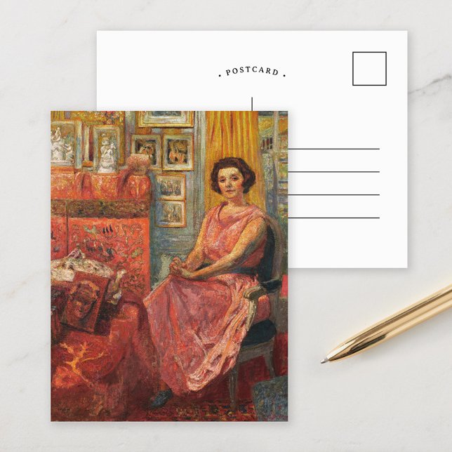 Madame Reine Bénard | Édouard Vuillard Postkarte (Von Creator hochgeladen)