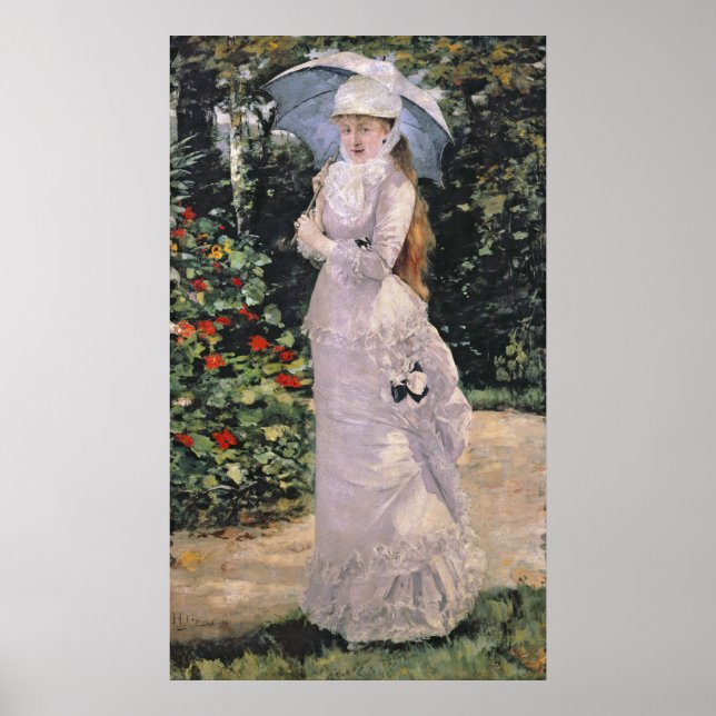 Madame Valtesse de la Bigne, 1889 Poster (Vorne)