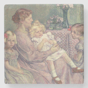 Madame van de Velde und ihr Children, 1903 Steinuntersetzer