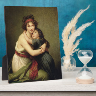 Madame Vigee-Lebrun und ihre Tochter Fotoplatte