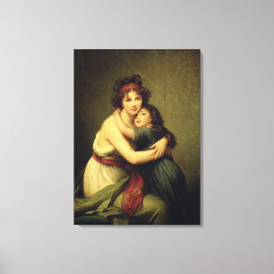 Madame Vigee-Lebrun und ihre Tochter Leinwanddruck