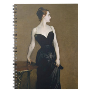 Madame X Porträt von John Singer Sargent Notizblock