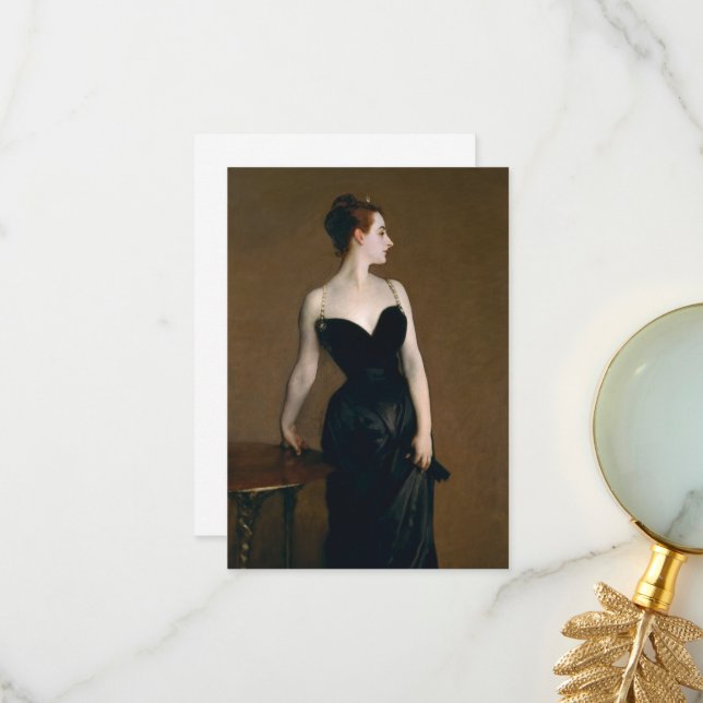 Madame X von John Singer Sargent Dankeskarte (Vorderseite/Rückseite Beispiel)