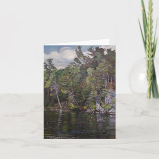 'Madawaska River Crossing' note card print Karte