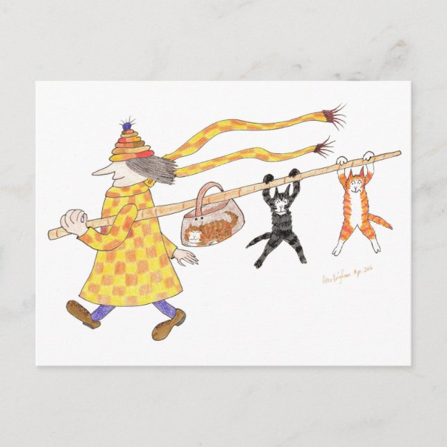 MadCatWoman and the Polecats Postkarte (Vorderseite)