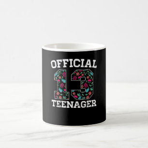 Mädchen 13. Geburtstag Offizieller Teenager Kaffeetasse