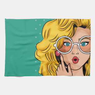 Mädchen #1 geschirrtuch