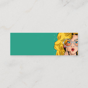 Mädchen #1 mini visitenkarte