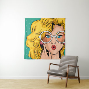 Mädchen #1 wandteppich