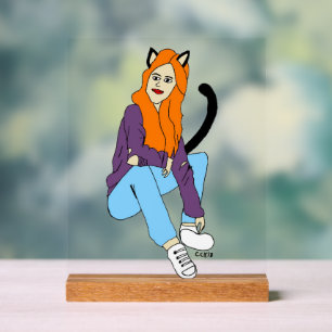 Mädchen Acrylschild