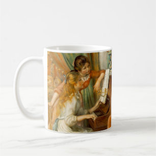 Mädchen am Klavier Kaffeetasse