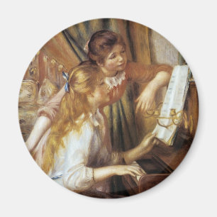 Mädchen am Klavier Magnet