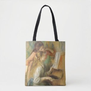 Mädchen am Klavier von Pierre Renoir Tasche