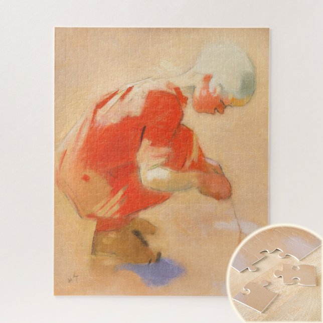 Mädchen am Sand, Helene Schjerfbeck (Von Creator hochgeladen)
